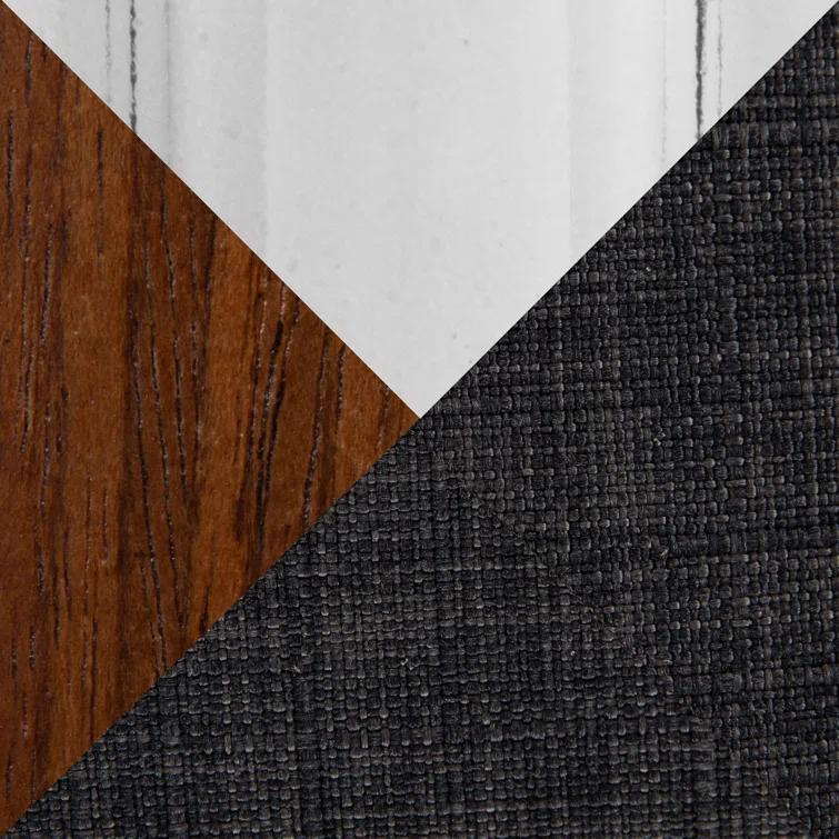 LumiSource Swivel Upholstered Adjustable Height Counter Stool with Metal Frame (Set of 2)