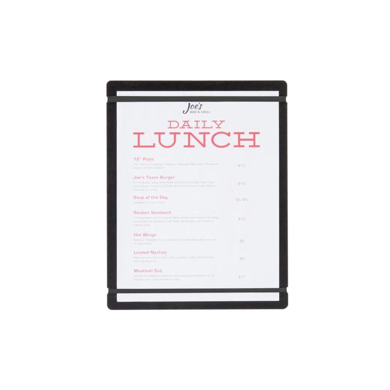 Cal-Mil Menu Board with Flex Bands
