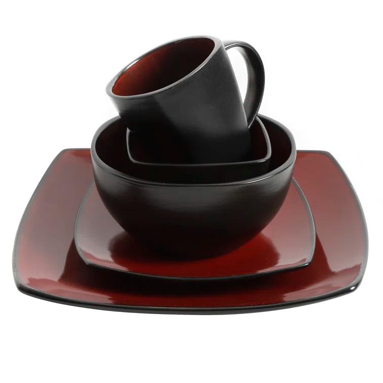 Gibson Gibson Soho Lounge Red 40 Piece - 128138.40R