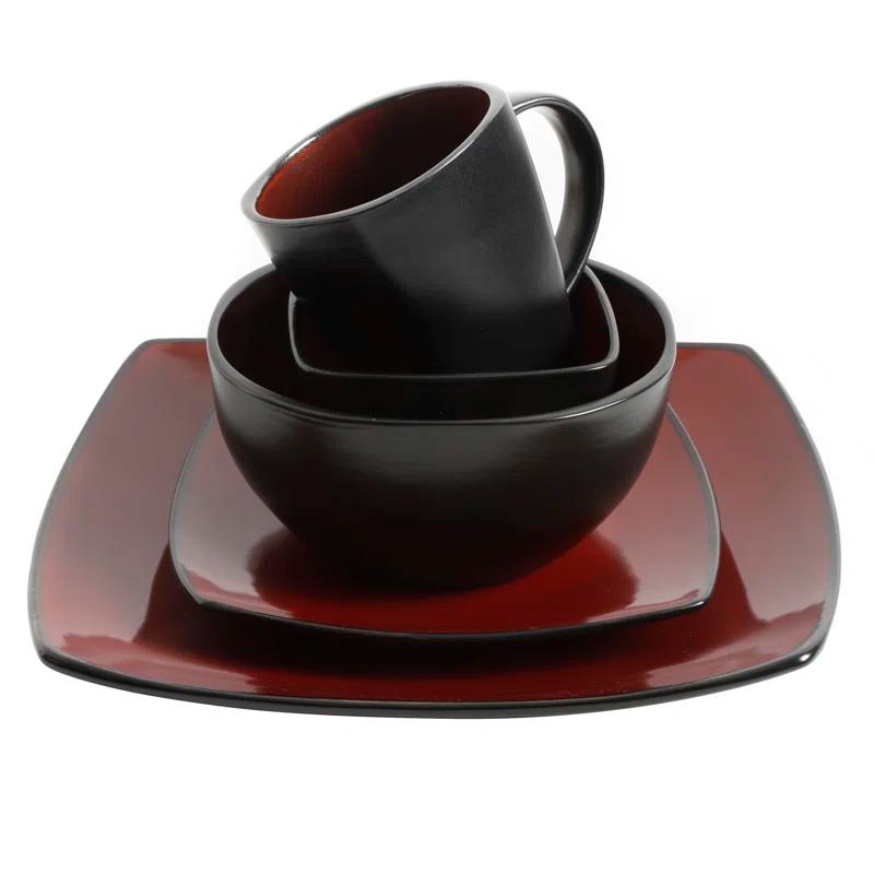 Gibson Gibson Soho Lounge Red 40 Piece - 128138.40R