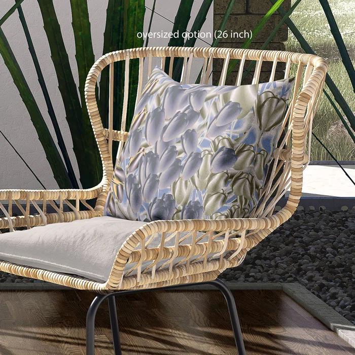 AmritaSen Floral Reversible Throw Pillow
