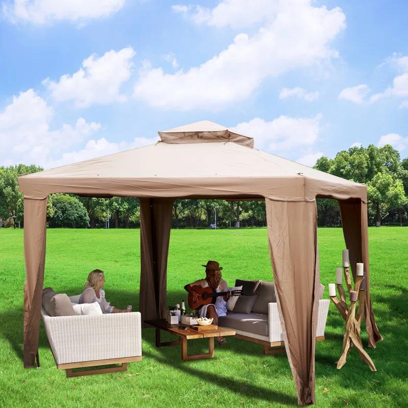 VEVOR 10 Ft. x 10 Ft. Metal Patio Gazebo