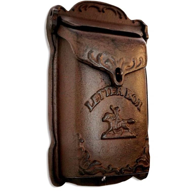 NACH Cara Cast Iron Wall Mounted Mailbox