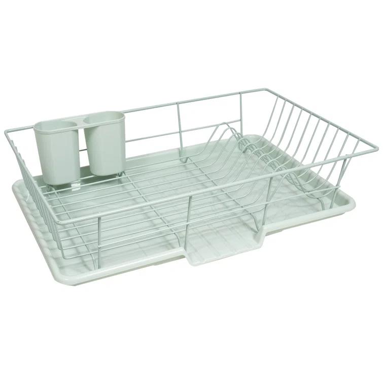 Red Barrel Studio® Steel 3-Piece Large Dish Drainer by Sweet Home Collection