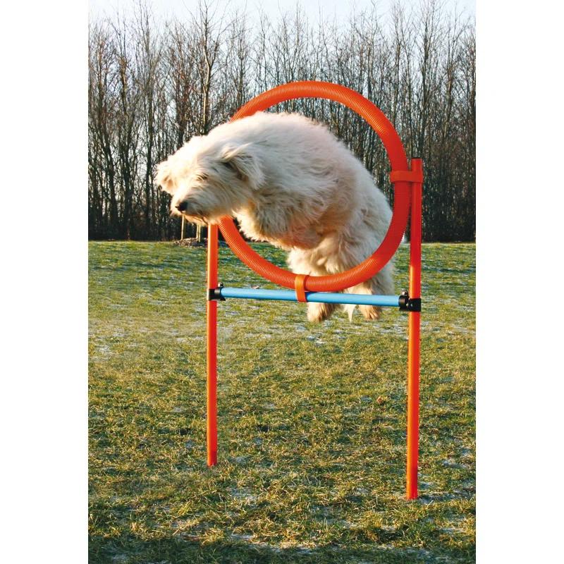 TRIXIE Dog Agility Ring, Portable Dog Hoop, Obstacle Course Equipment