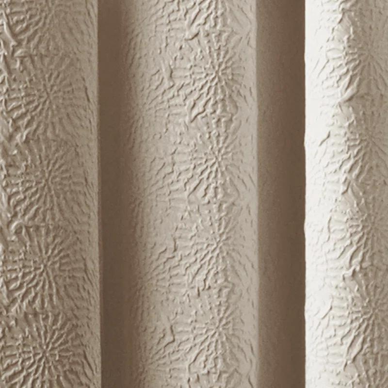 DKNY Chrysanthemum Solid Color Grommet Curtain Panel Pair (Set of 2)