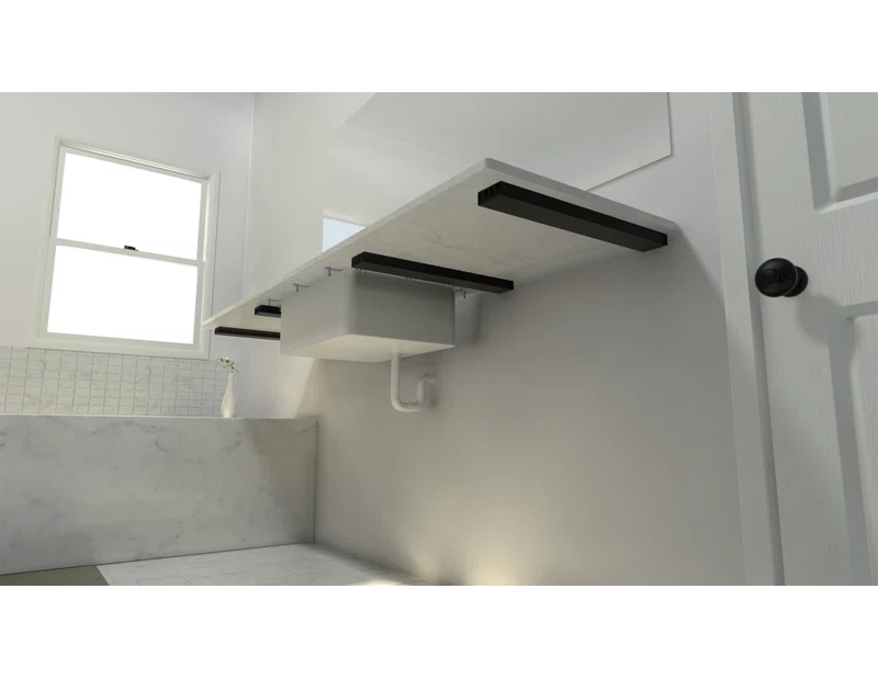 The Original Granite Bracket The Original™ Free Floating Vanity Bracket® 22"