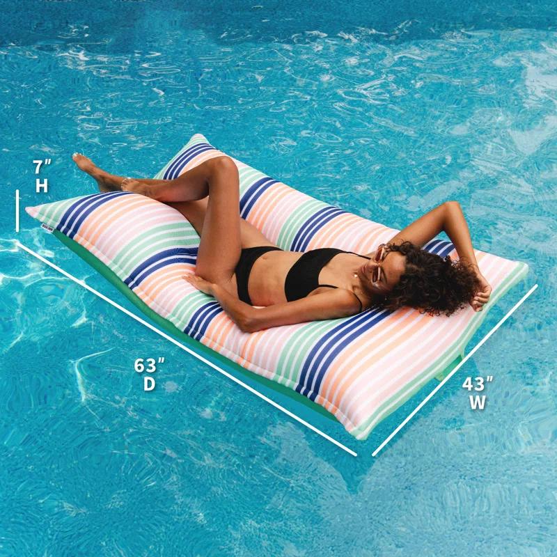 Big Joe Big Joe Lagoon Lounger Pool Float, No Inflation Needed