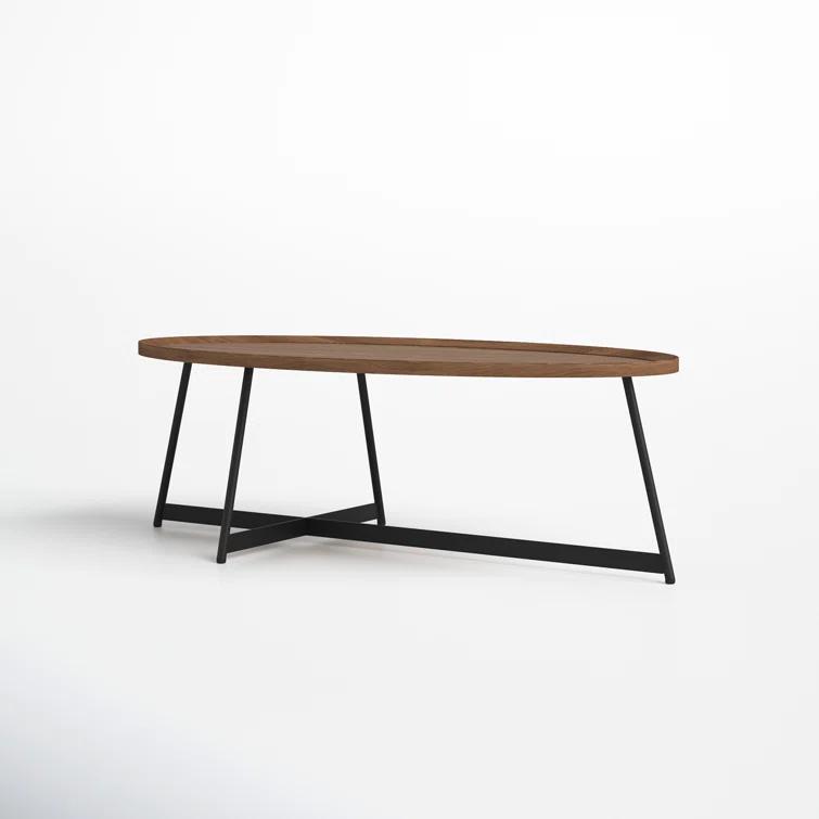 Gweneth Oval Coffee Table - Walnut