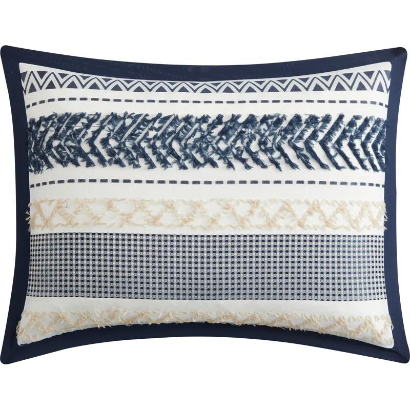 Ivanna 7 Piece Geometric Comforter Set