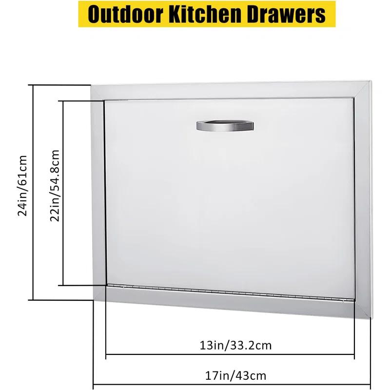 babevy Weatherproof Outdoor Cabinets - Durable Stainless Steel