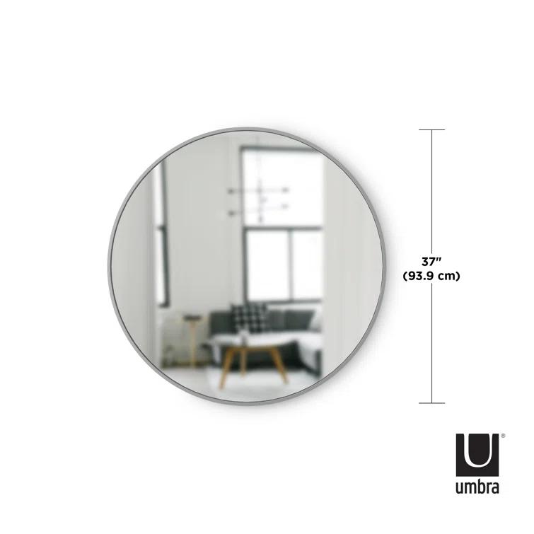 Hub Rubber Round Mirror