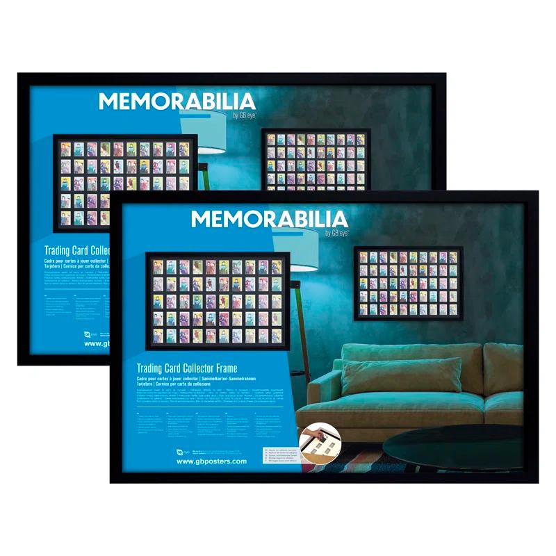 Gb Eye 36X24 Display Trading And Sport Cards Collector Frame, 50 Cards Display Case