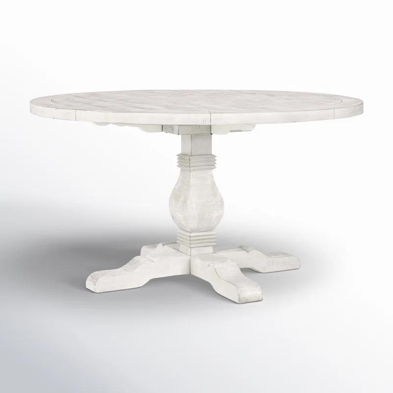 Kinston Solid Wood Pedestal Dining Table