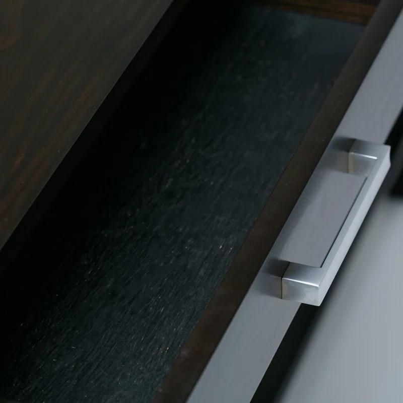 Simpli Home Kitchener 47"W Solid Wood Contemporary Storage Console Table with 2 Drawers and Bottom Storage Shelf