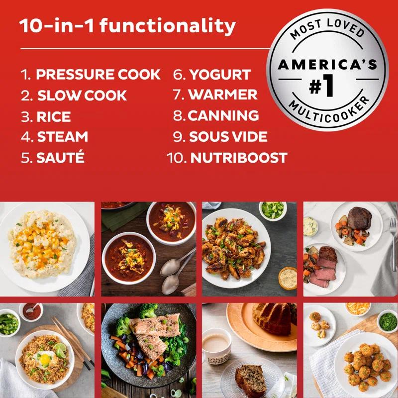 Instant Pot ® 6-Quart Pro Plus ™ Smart Pressure Cooker