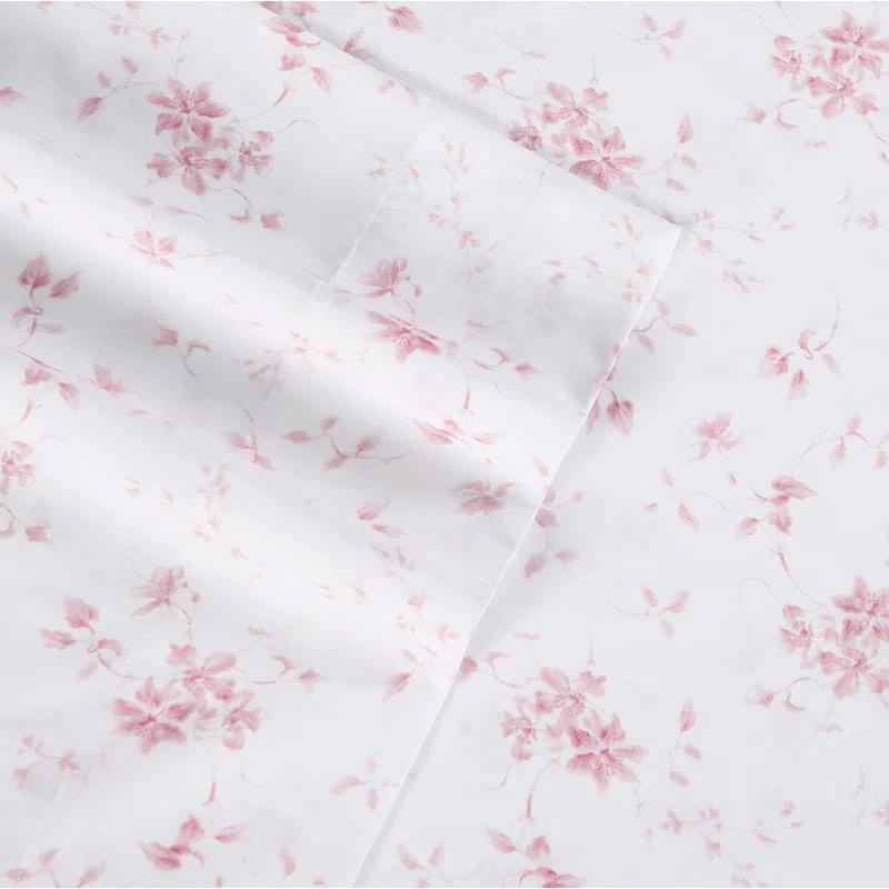 Laura Ashley Sateen Cotton Printed Sheet Sets & Reviews | Wayfair