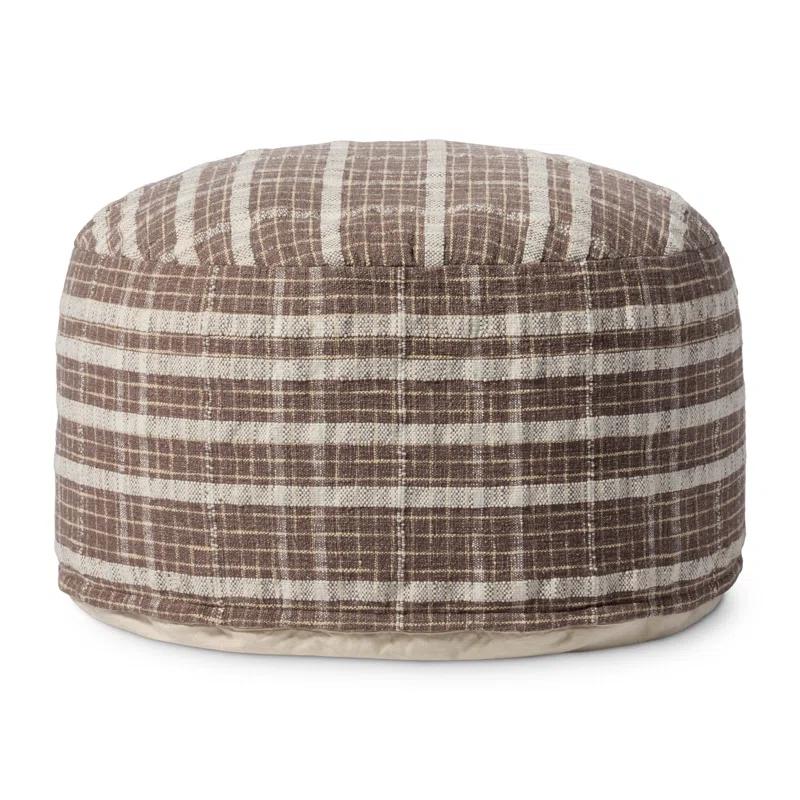Wallace Pouf by Chris Loves Julia x Loloi - Chocolate