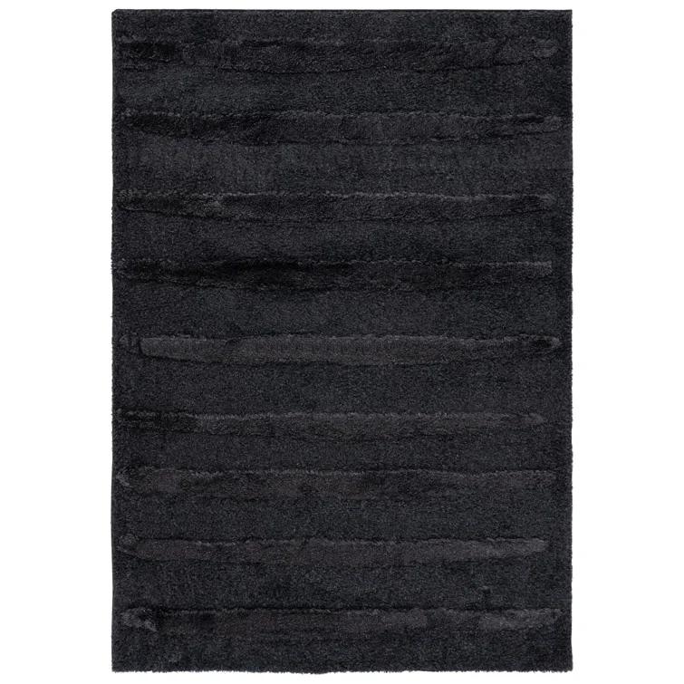 Dakota Fields Adedapo Hi-Lo Shag Performance Solid Color Rug & Reviews | Wayfair