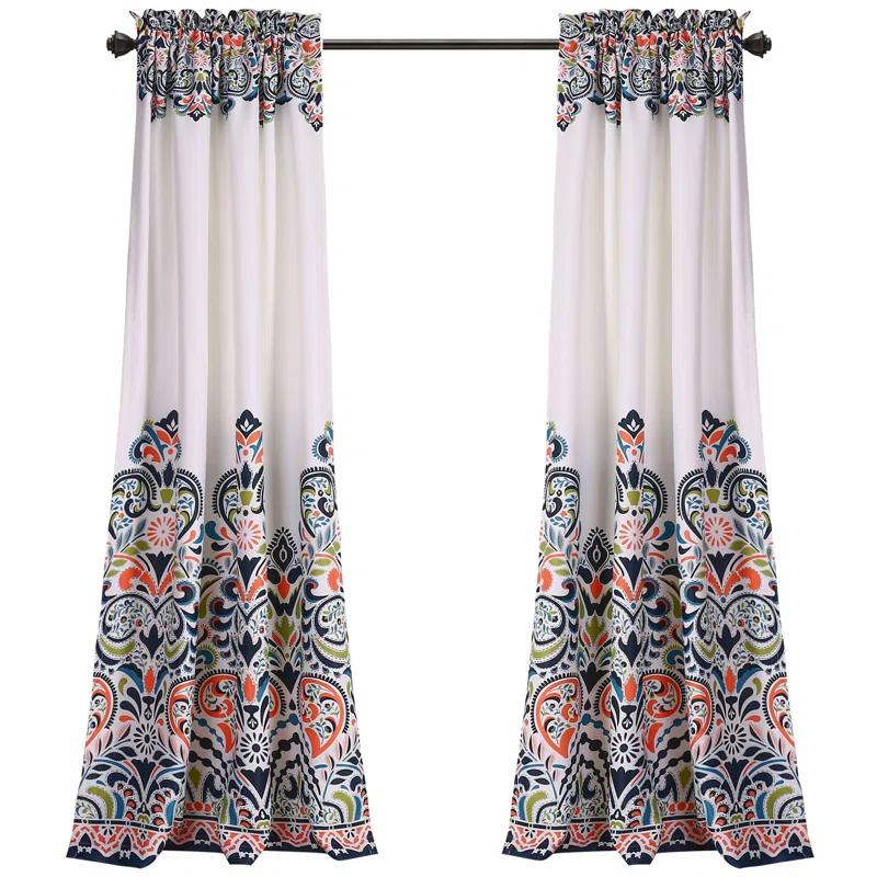 Lush Decor Polyester Room Darkening Curtain Pair (Set of 2)