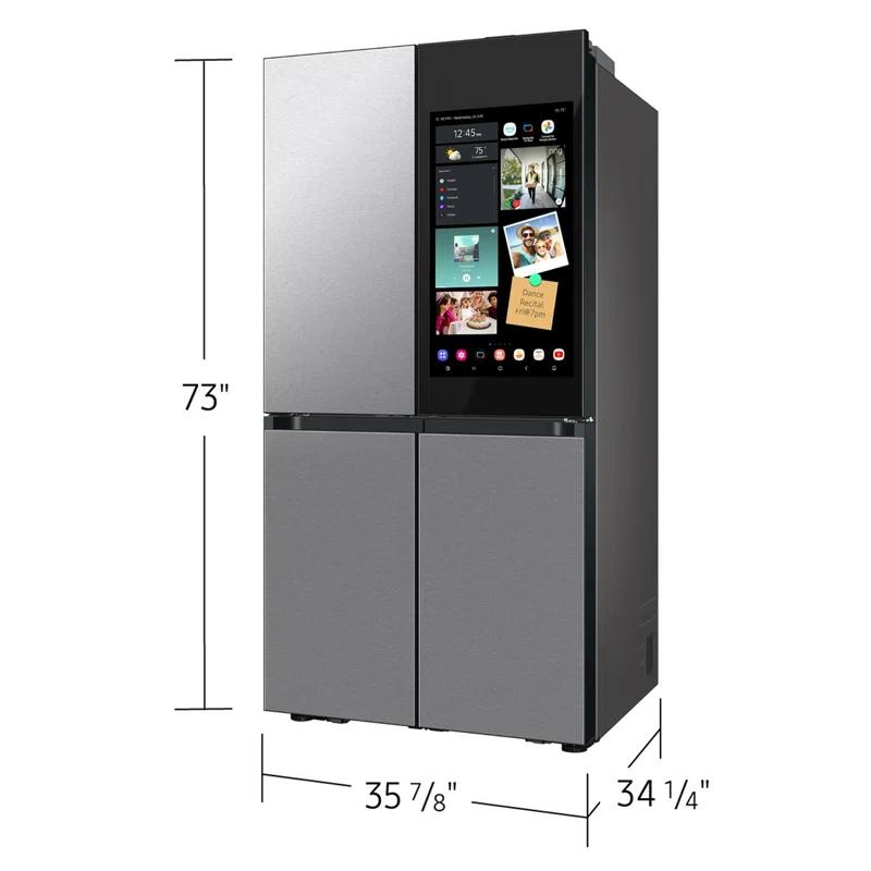 Samsung Bespoke 4-Door Flex Refrigerator 29 cu. ft. in with AI Family Hub+ and AI Vision Inside