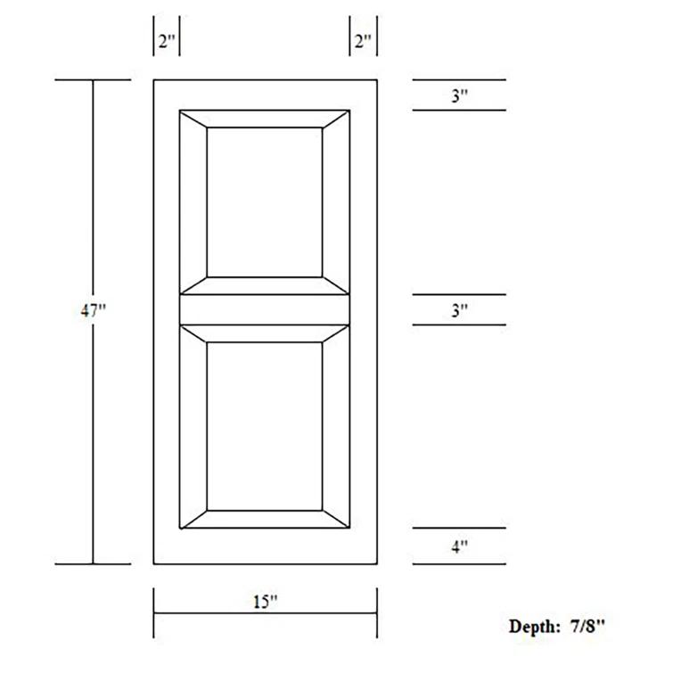 Perfect Shutters, inc. Premier Raised Panel Shutters (Set of 2)