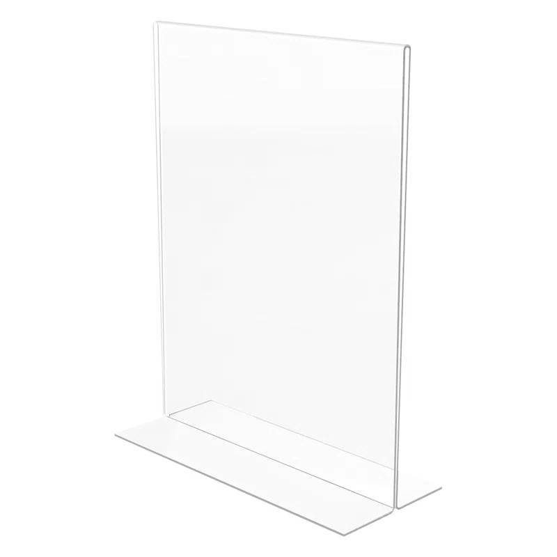 Deflect-O Corporation Classic Image Stand-Up Two-Sided Desktop Sign Holder, Plastic, 8-1/2 x 11