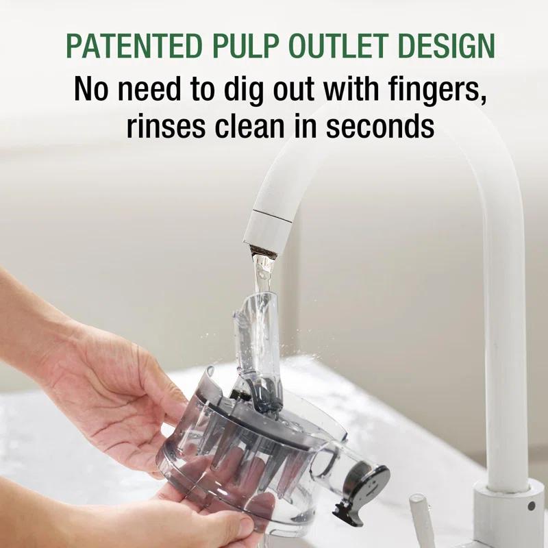 MODERN WALLS LLC Juicer Machines, Cold Press Juicer With 5.3" Extra Large Feed Chute Fit Whole Fruits & Vegetables Easy To Clean, High Juice Yield, BPA Free