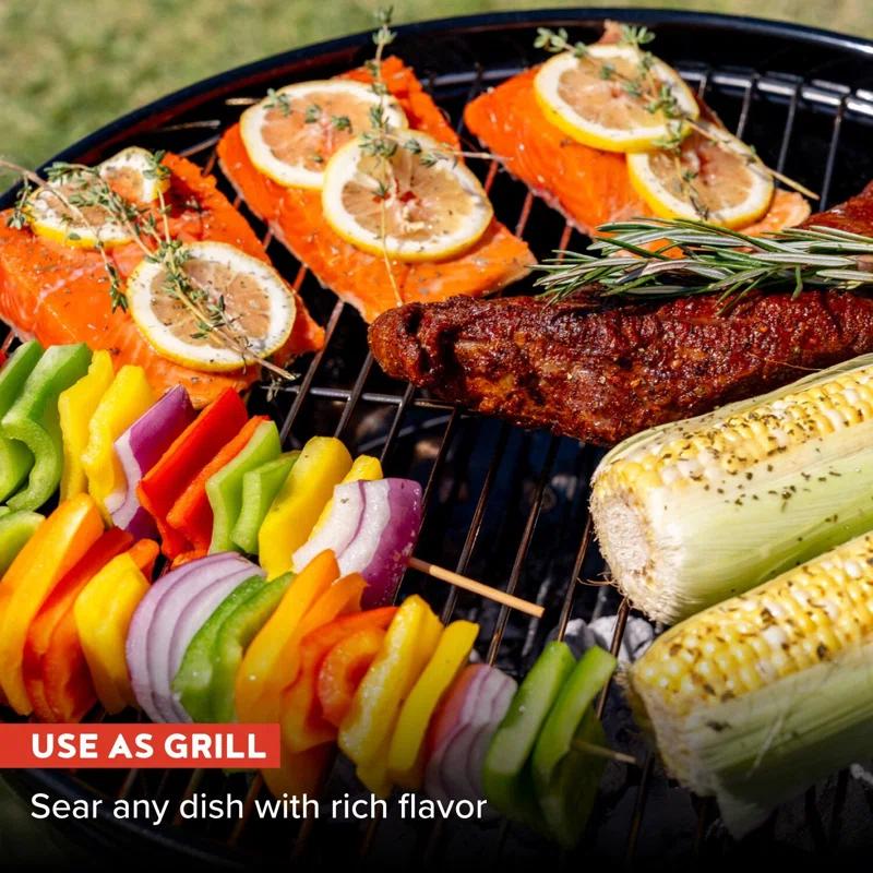 Megamaster Megamaster 4-in-1 Vertical Smoker and Charcoal Kettle Grill