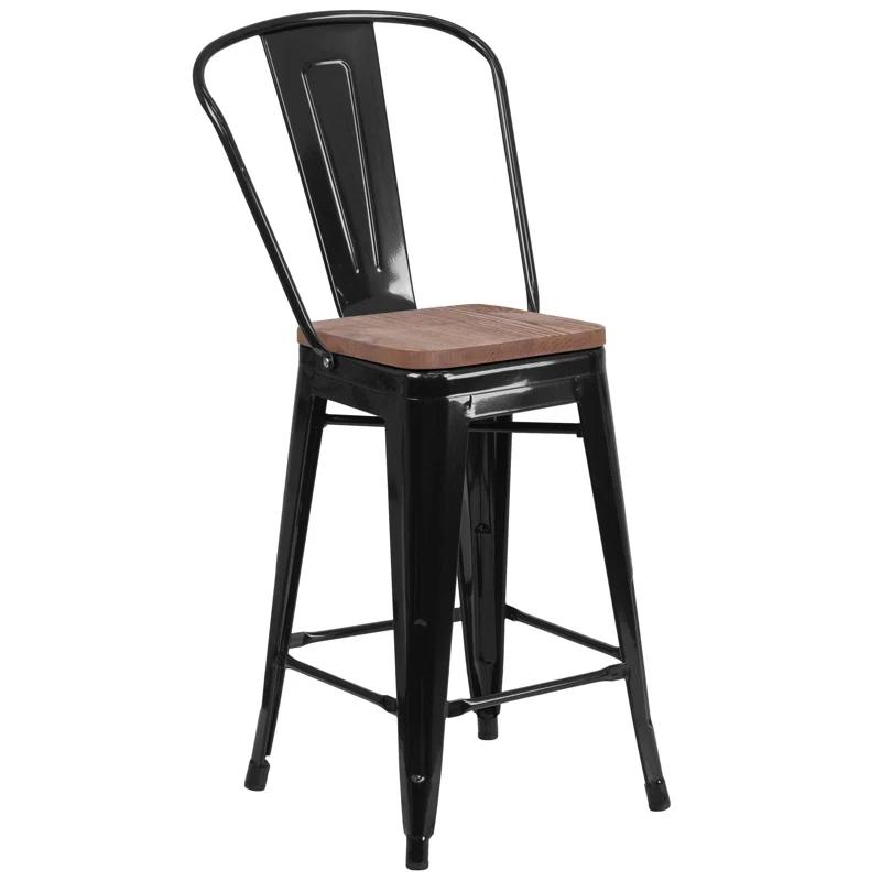 Flash Furniture Steel Outdoor Stool