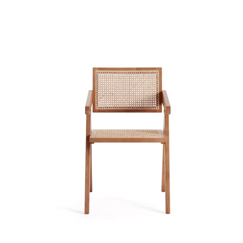 Manhattan Comfort Hamlet Solid Wood Arm Chair