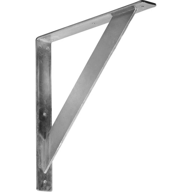 Ekena Millwork 2"W x 12"D x 12"H Traditional Steel Bracket, Unfinished