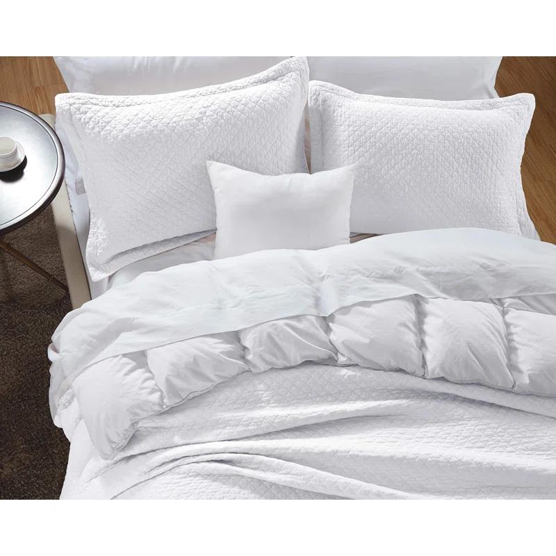 Chezmoi Collection Solid Color Cotton Quilt Cotton Quilt Set