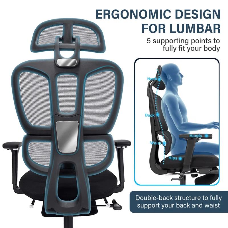High Back Ergonomic Mesh Office Chair