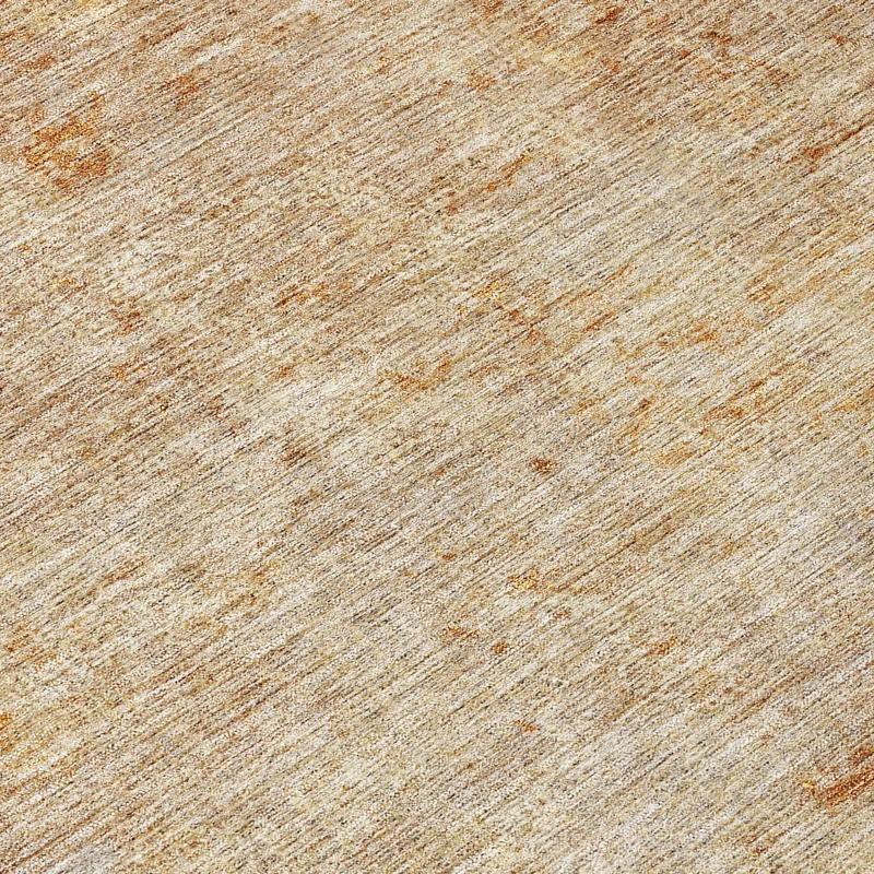 Machine Washable Indoor/Outdoor Cicel ACN1164 Copper Rug