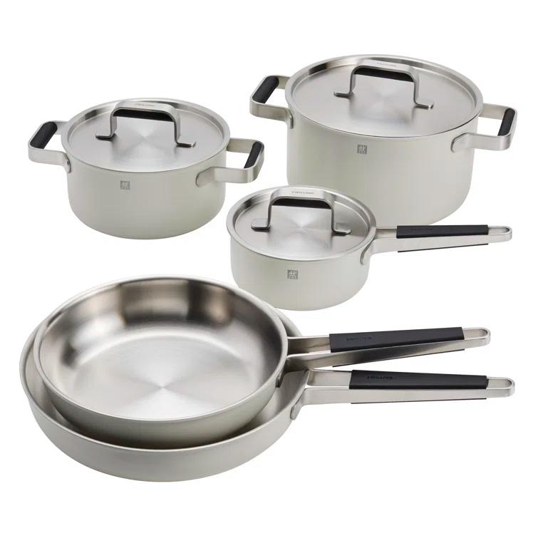 ZWILLING J.A. Henckels ZWILLING Pure 8-Pc Stainless Steel Cookware Set
