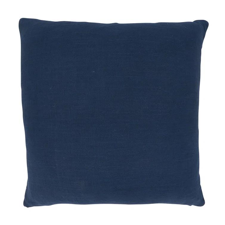 Saro Geo Block Collection Cotton Pillow Cover