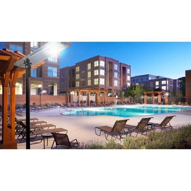 eLEDing ELEDing Outdoor LED Motion Sensor Street Light with Solar Panels