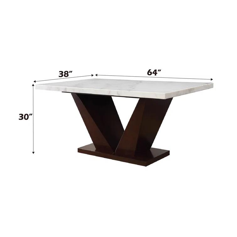 Brayden Studio® Faizan Stone Top Dining Table