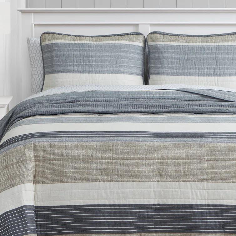 Nautica Nautica Ridgeport Cotton Reversible Quilt Set