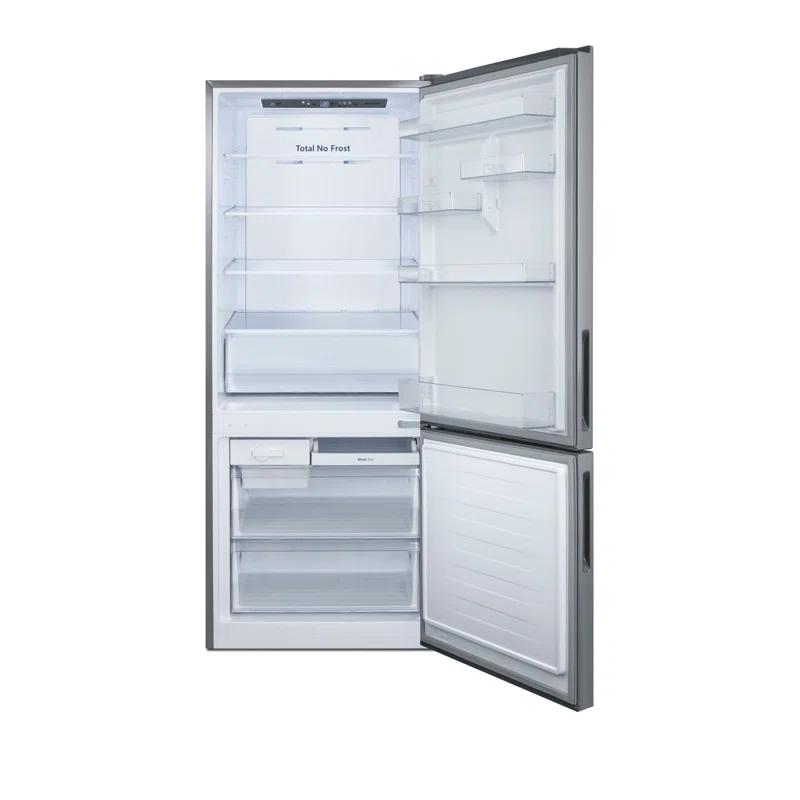 Summit Appliance 28" 14.6 Cubic Feet Energy Star Bottom Freezer Refrigerator