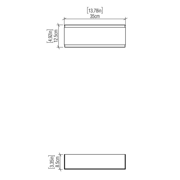 Clean Manufactured Wood Flush Mounted Sconce