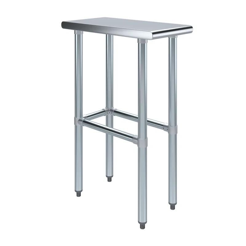 Amgood Stainless Steel Open Base Work Table