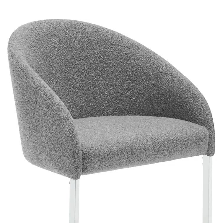 Brayden Studio® Chylee 26'' Boucle Upholstered Counter Stool