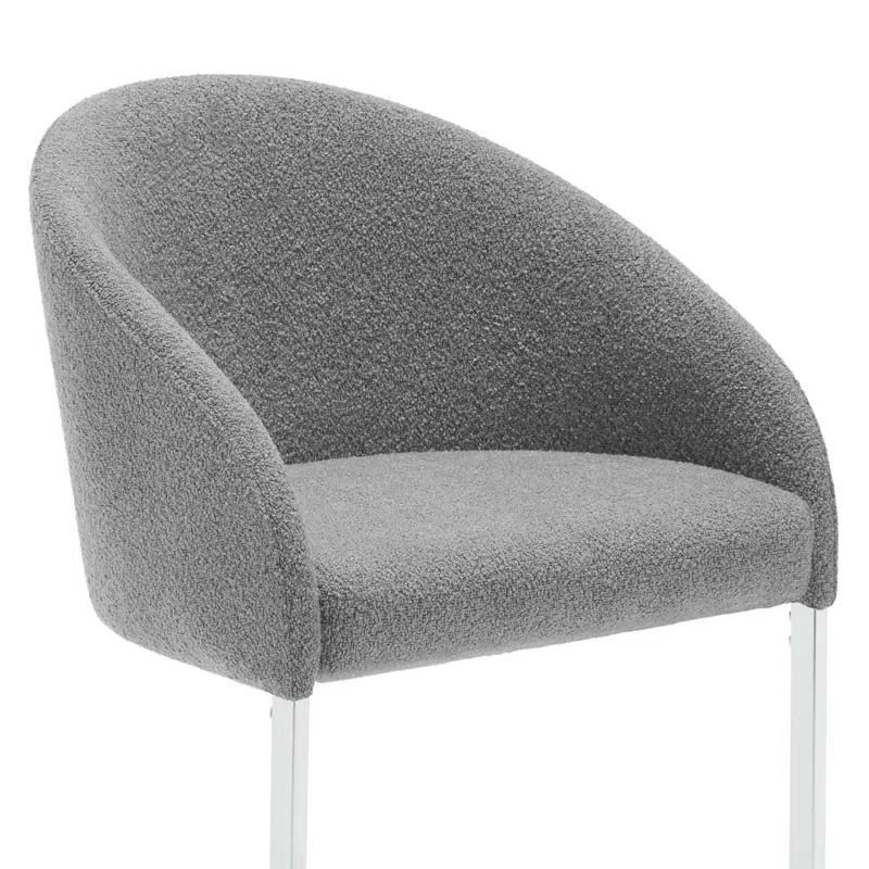 Brayden Studio® Chylee 26'' Boucle Upholstered Counter Stool