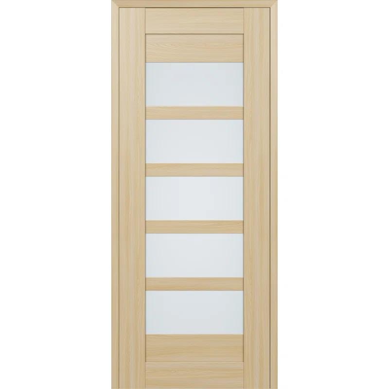 Belldinni Avon 07-07 Panelled Manufactured Wood and Glass Interior Door Slab