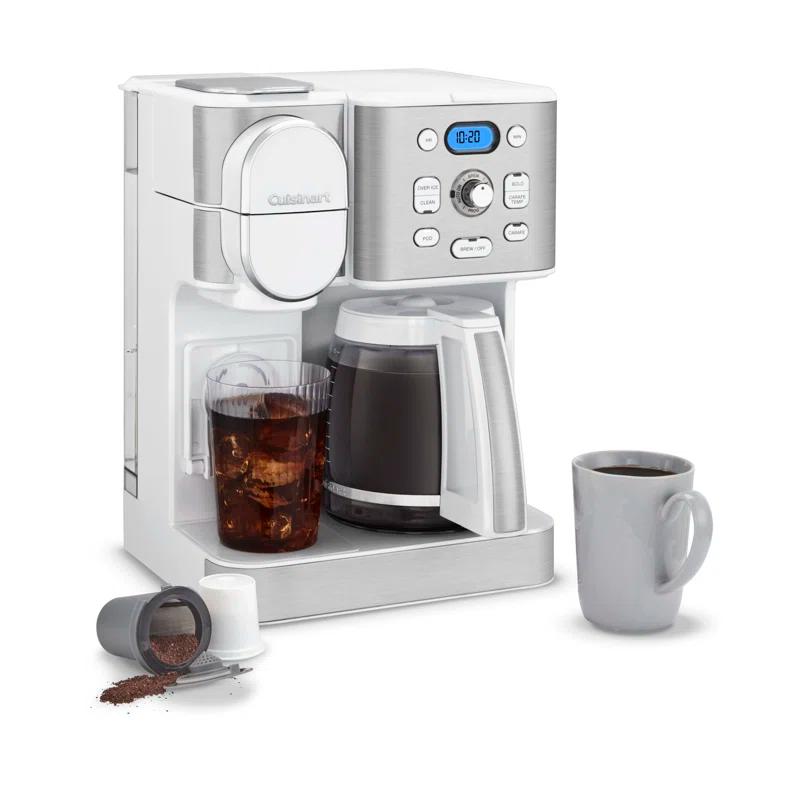 Cuisinart ® Coffee Center ® White 12-Cup Coffee Maker and Single Brewer