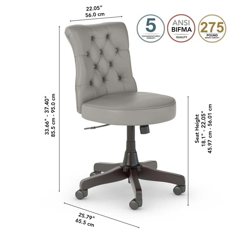 Bush Furniture Leather Task Chair