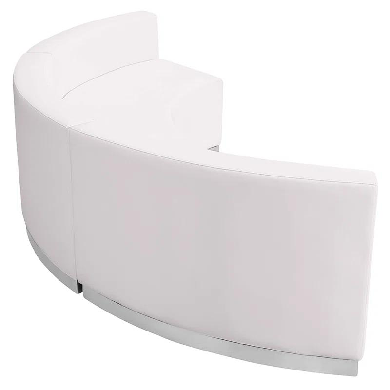 Flash Furniture HERCULES Alon Series LeatherSoft Reception Configuration, 3 Pieces