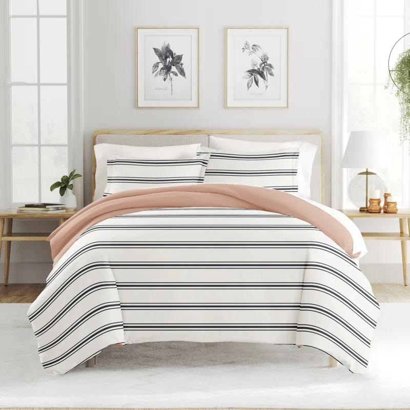 Becky Cameron Desert Stripe Reversible Duvet Cover Set